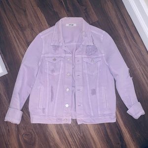 Lavender Jean Jacket